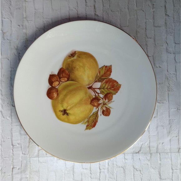 Vintage Bareuther Waldsassen Porcelain Dessert Plates Gold Trim - Picture 6 of 8